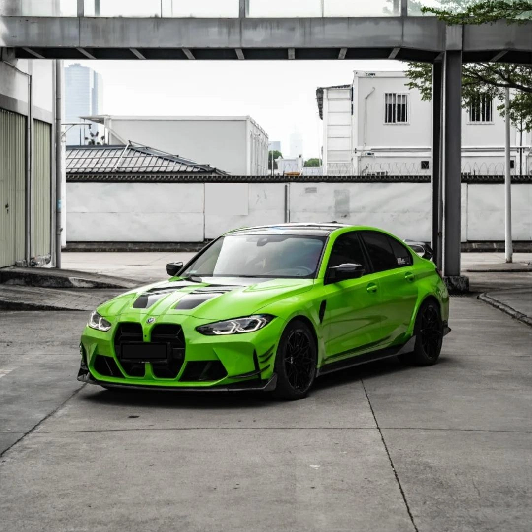 Gloss Viper Green Car Vinyl Wrap PET