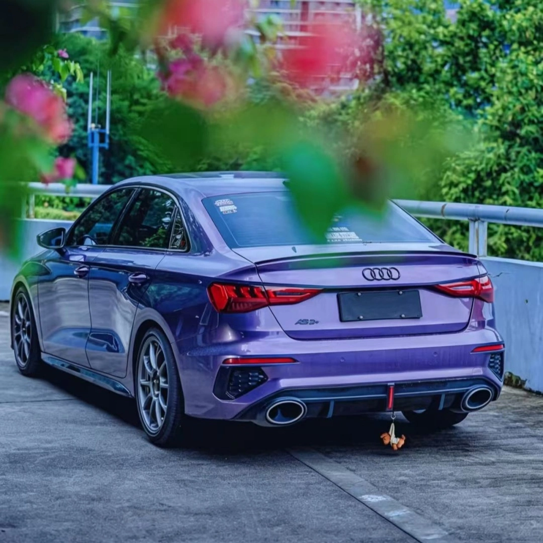 TPU Gloss Crystal Rosemary Purple Colored PPF Paint Protection Film