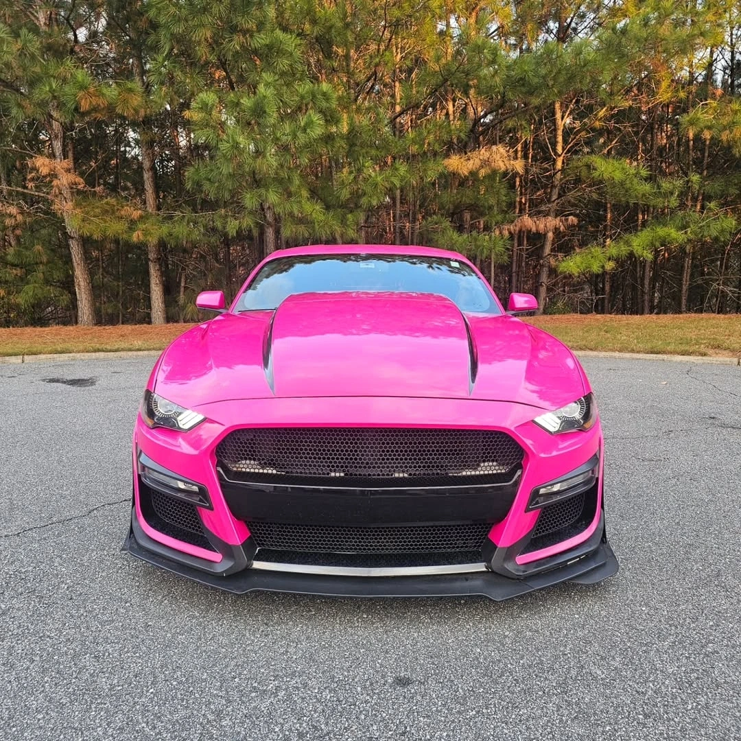 Gloss Metallic Magenta Red Car Vinyl Wrap PET