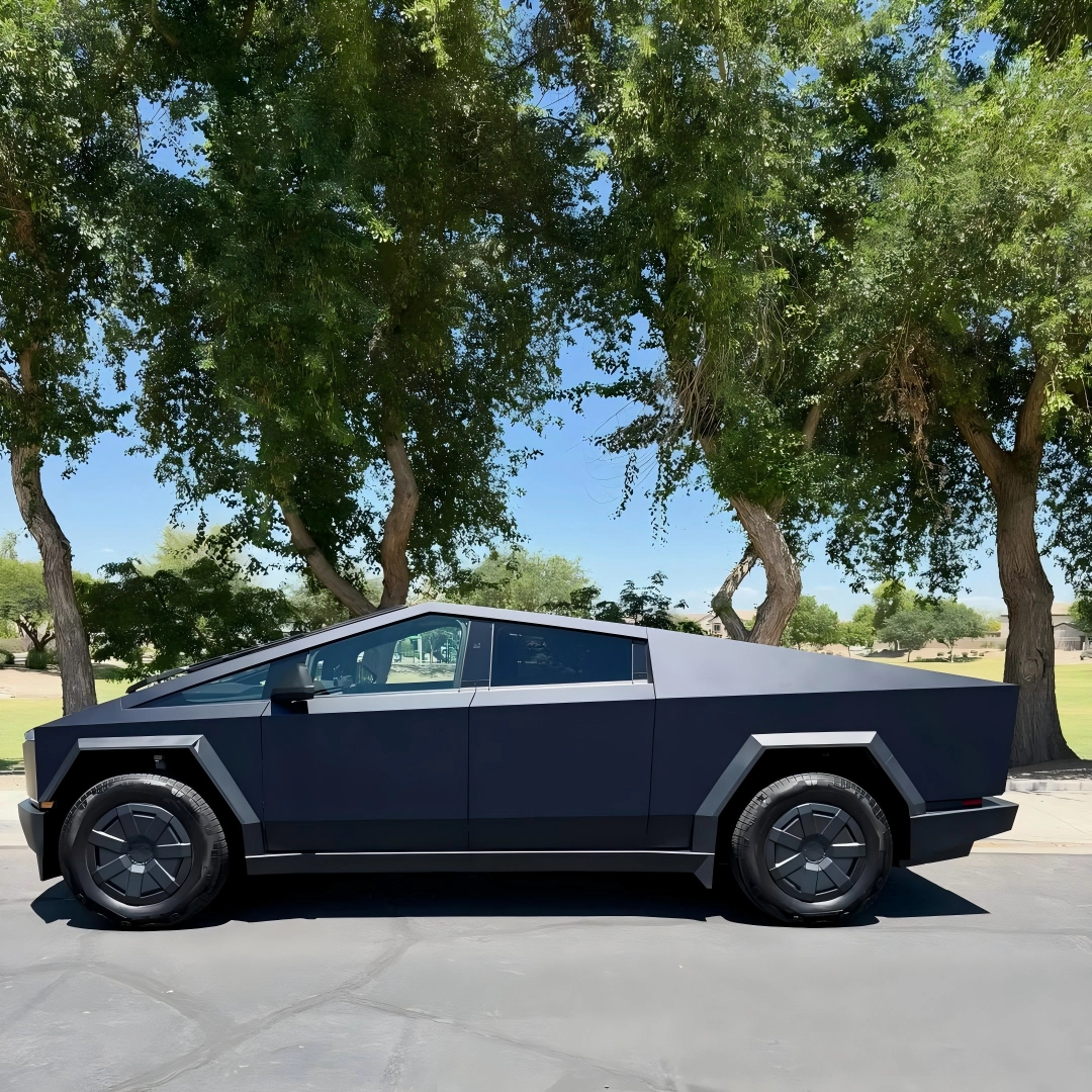TPU Matte Black Phantom Blue Colored PPF Paint Protection Film Matte
