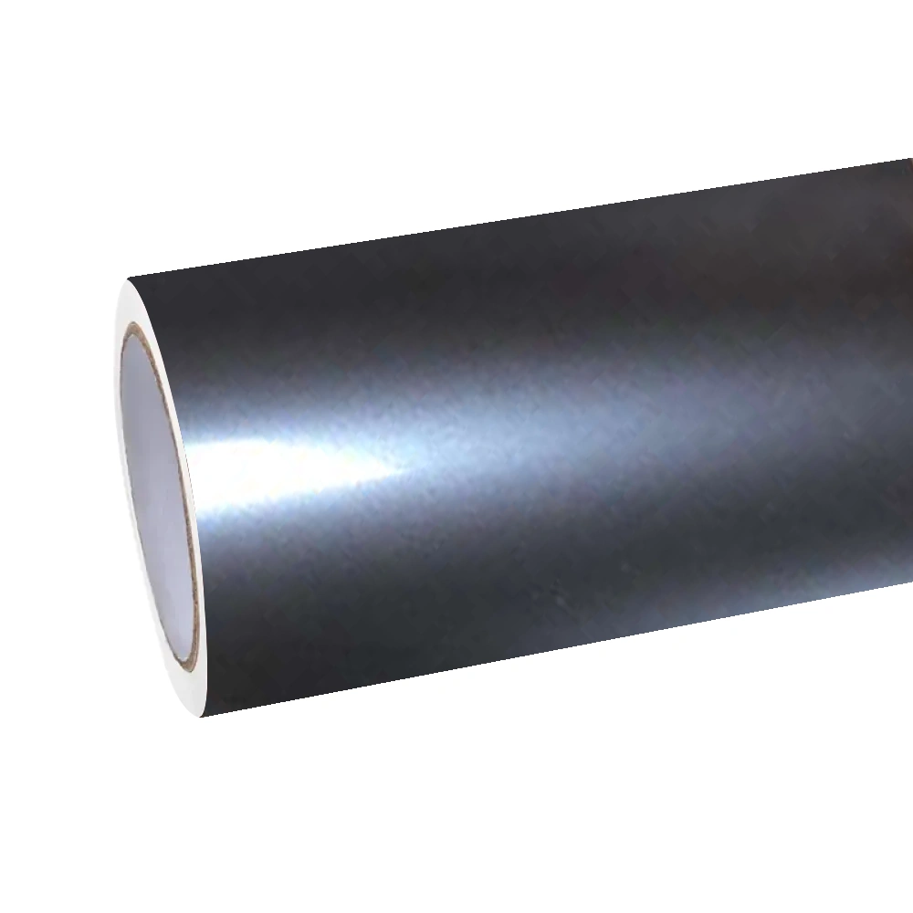 Gloss Metallic Liquid Agate Grey Car Vinyl Wrap PET