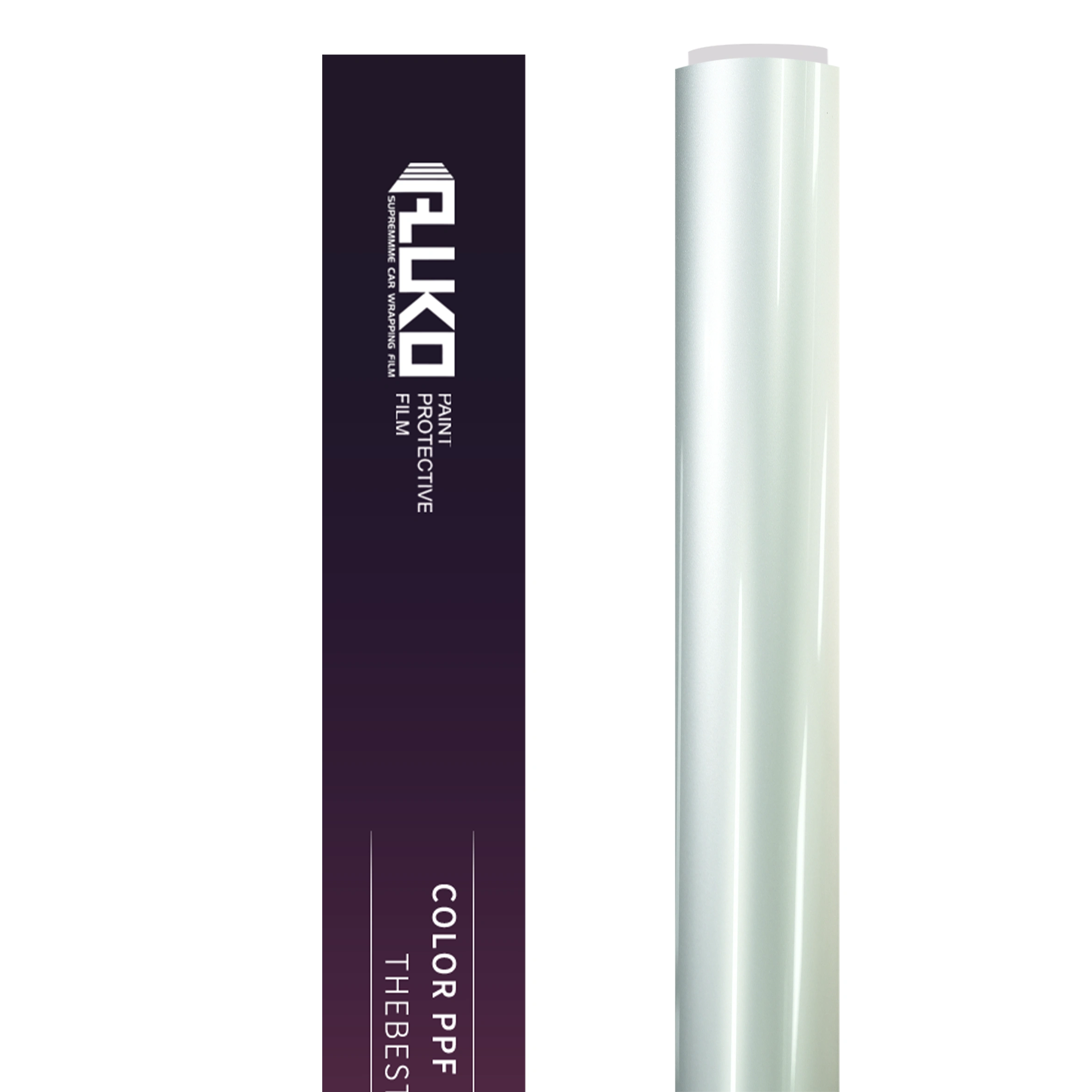 TPU Gloss Liquid Metallic Titanium Silver Colored PPF Paint Protection Film