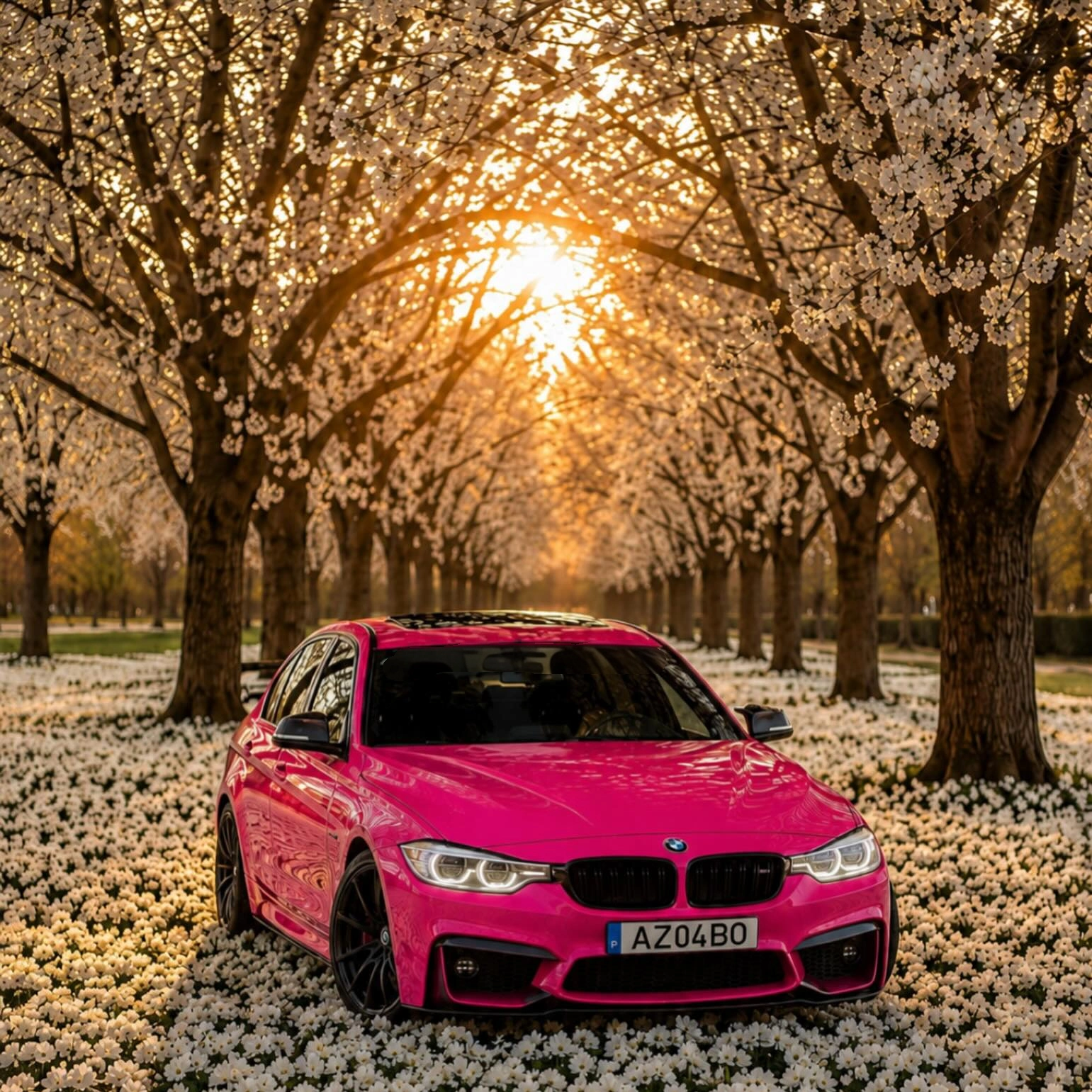 Gloss Crystal Rose Red Car Vinyl Wrap PET