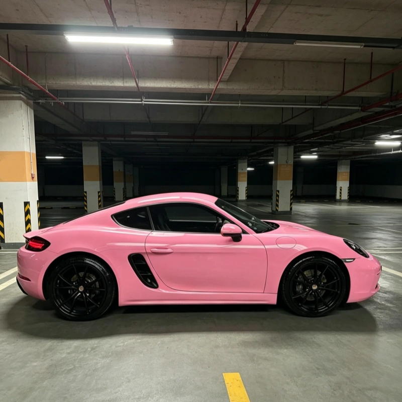 TPU Gloss Romantic Pink Color PPF Paint Protection Film