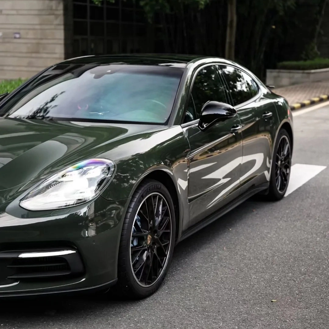 TPU Gloss Black Olive Green Colored PPF Paint Protection Film
