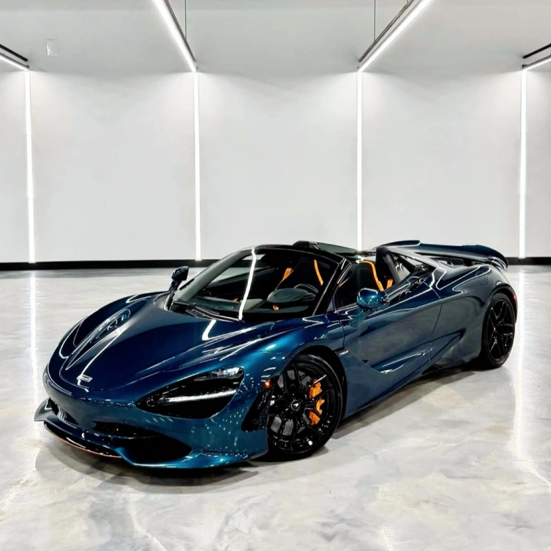 TPU Gloss Liquid Metallic Interstellar Blue Colored PPF Paint Protection Film