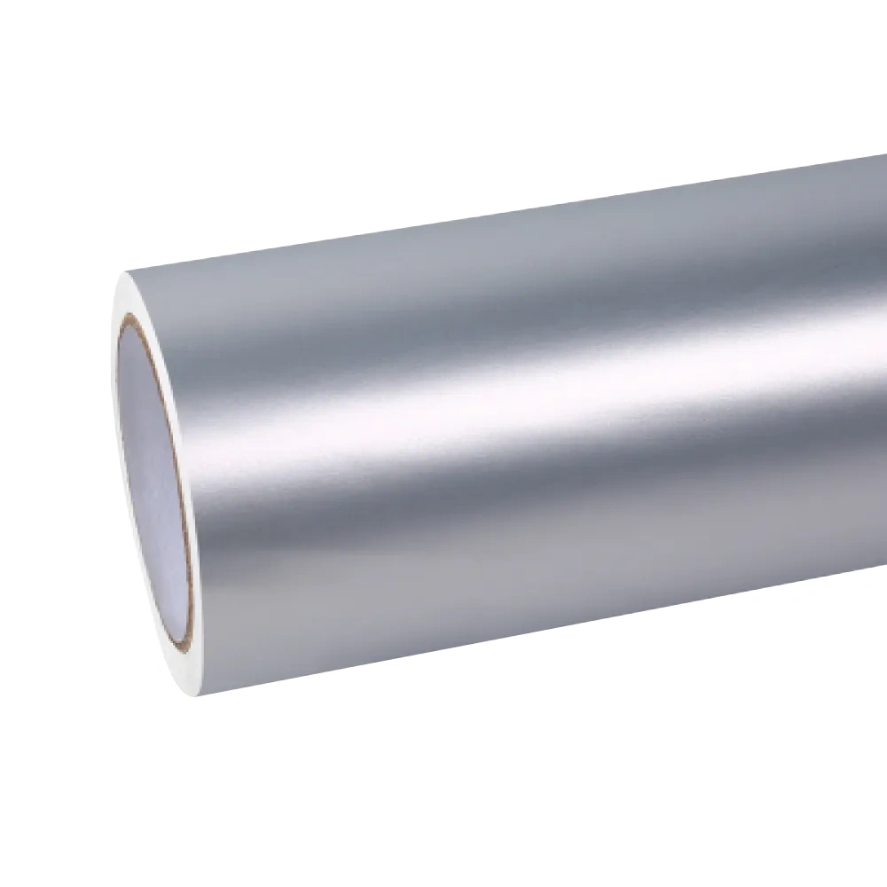 Matte Ultimate Flat Silver Car Vinyl Wrap PET