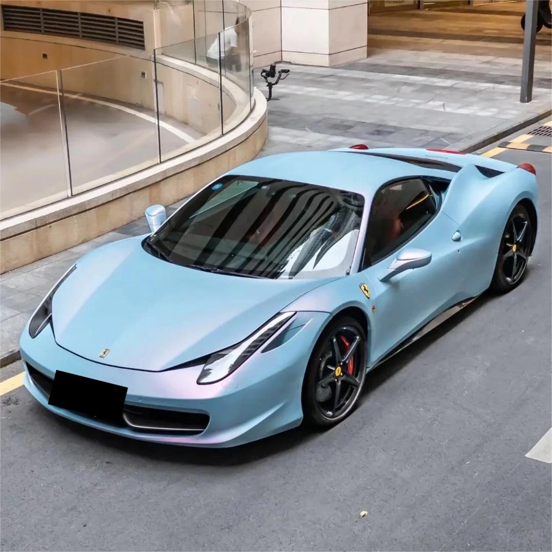 Matte Chameleon Blue Purple Car Wrap Vinyl PET