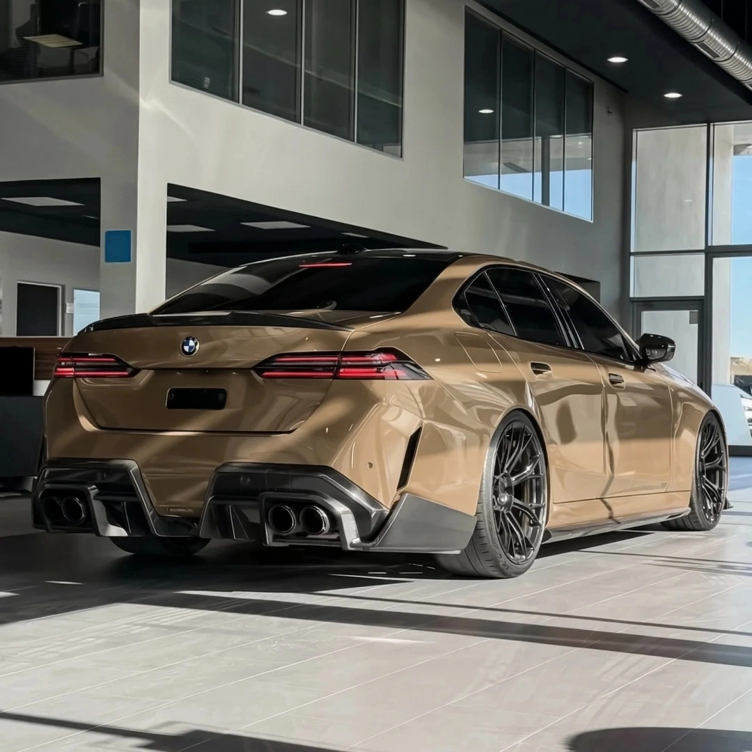 TPU Glossy Cuban Sand Yellow Colored PPF Paint Protection Film