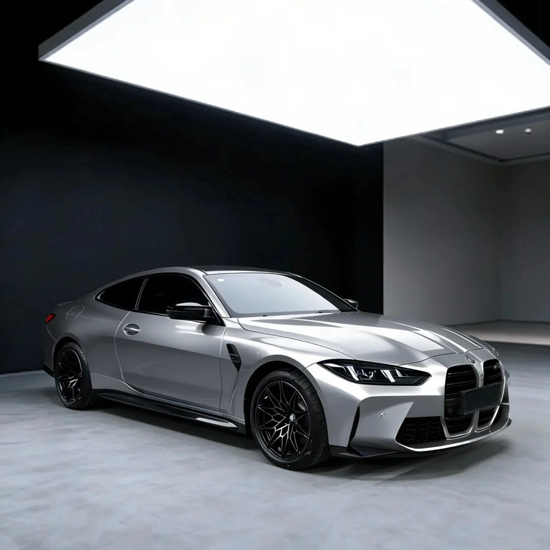 TPU Gloss Metallic Silver Colored PPF Paint Protection Film