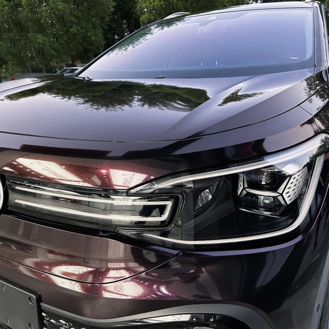 Gloss Glitter Starry Chameleon Black Red Car Vinyl Wrap PET