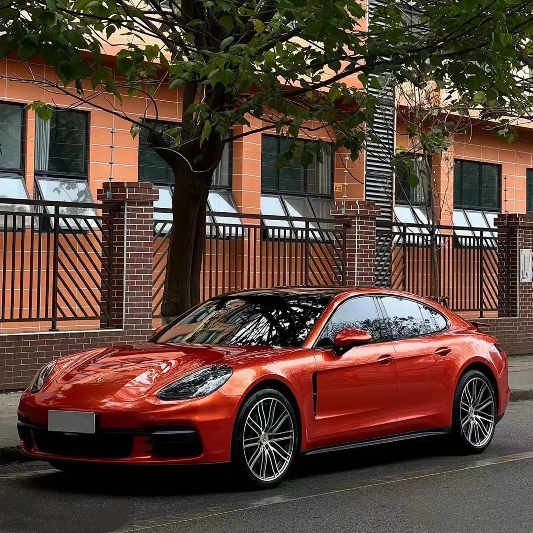 TPU Gloss Metallic Papaiya Orange Colored PPF Paint Protection Film