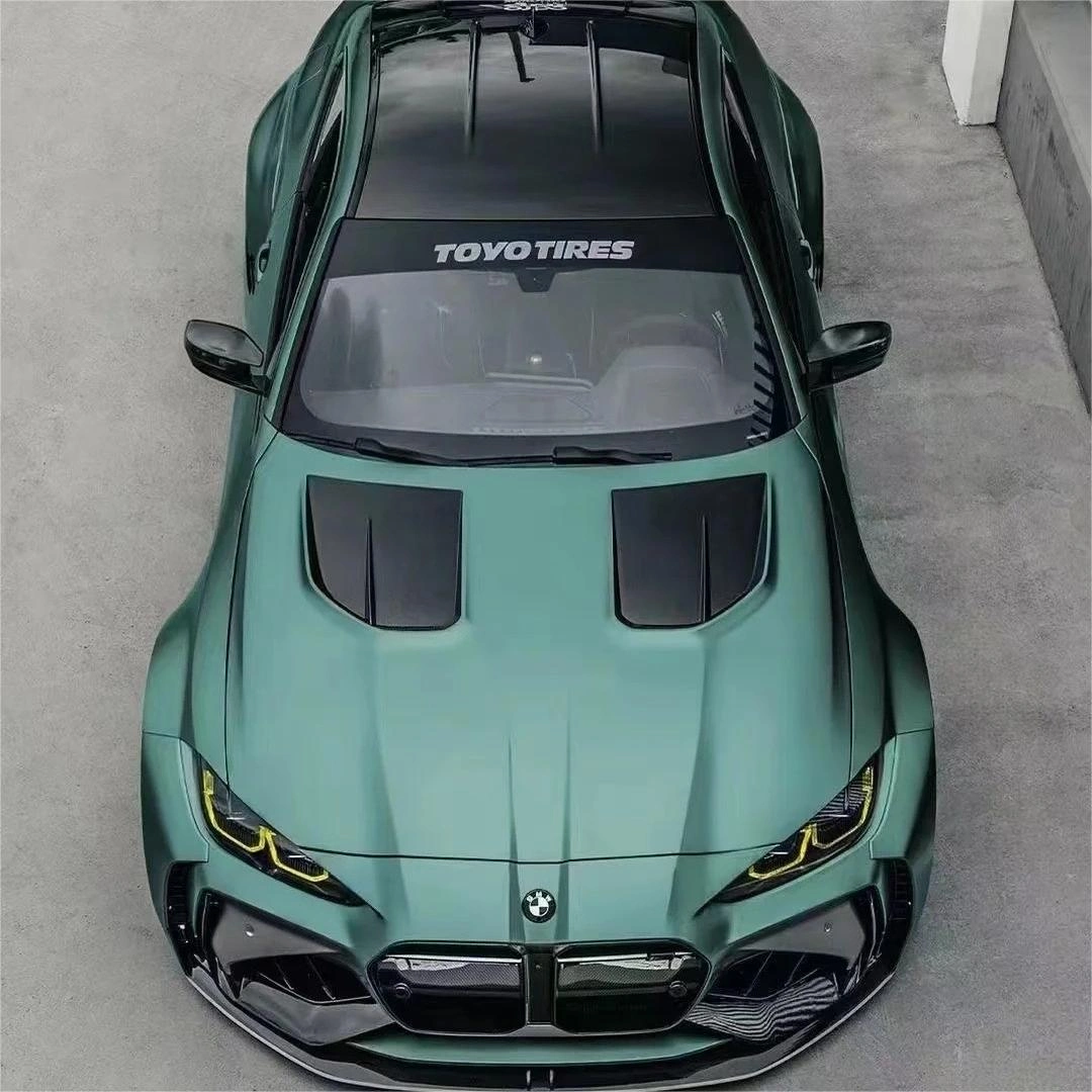 Matte Metallic Satin Hunter Green Car Vinyl Wrap PET