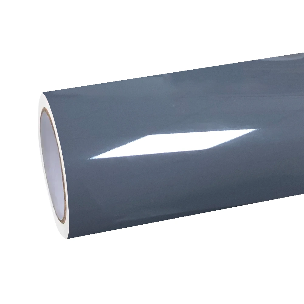 Gloss Arctic Grey Car Vinyl Wrap PET