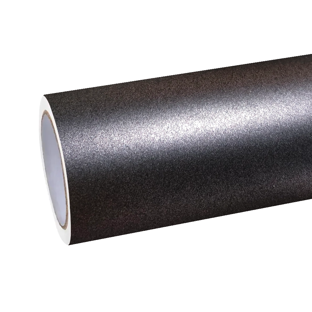 Matte Satin Dark Grey Car Vinyl Wrap PET