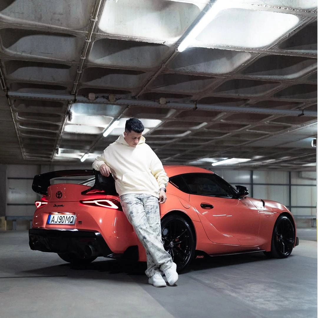 Gloss Coral Orange Car Vinyl Wrap PET