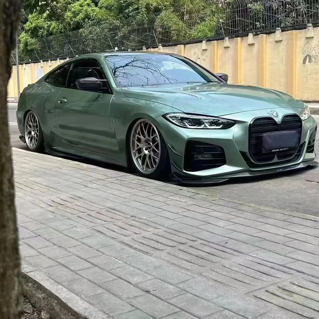 TPU Glossy Metallic Francesca Green Colored PPF Paint Protection Film