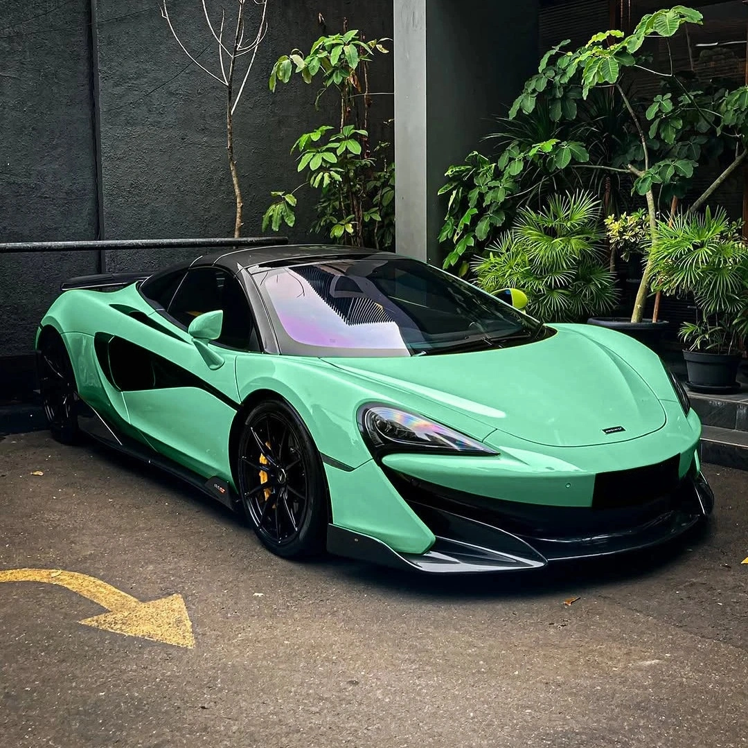 TPU Glossy Mint Green Colored PPF Paint Protection Film