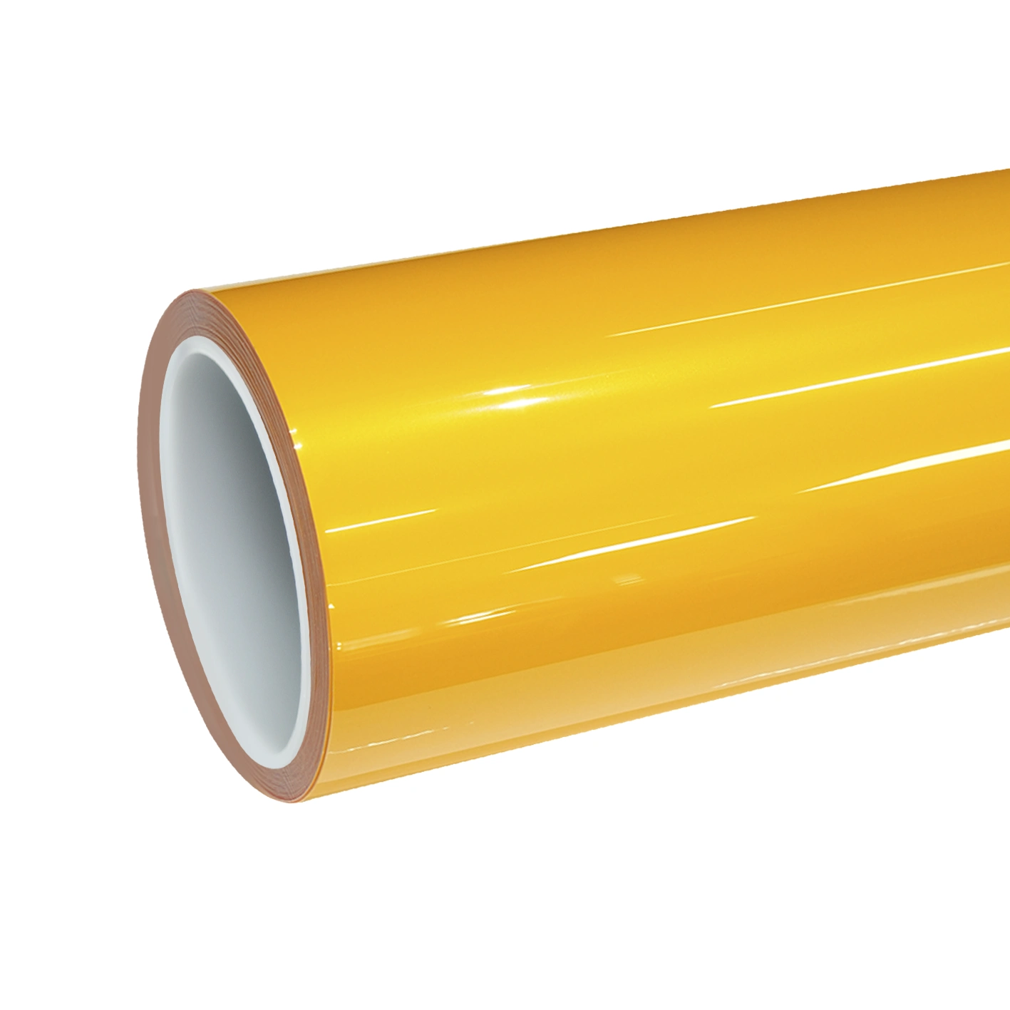TPU Gloss Metallic Volcanic Yellow Colored PPF Paint Protection Film