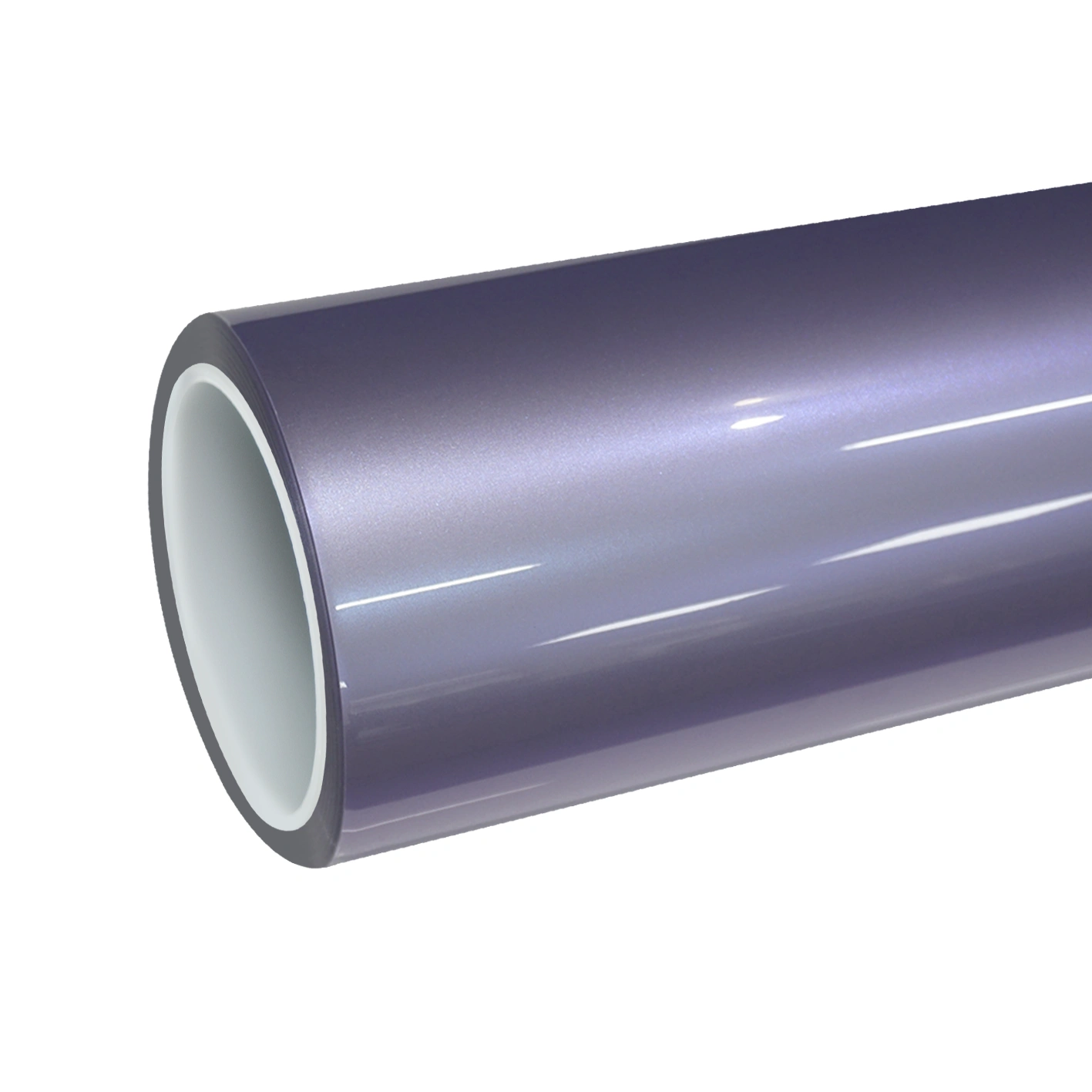TPU Gloss Metallic Periwinkle Purple Colored PPF Paint Protection Film | Sliver Magic Purple