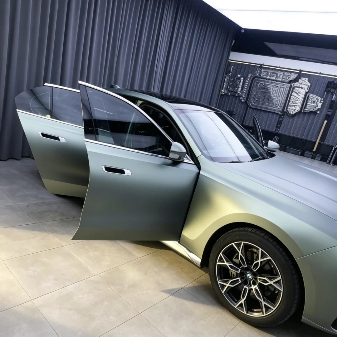 TPU Matte Magic Grey Green Colored PPF Paint Protection Film
