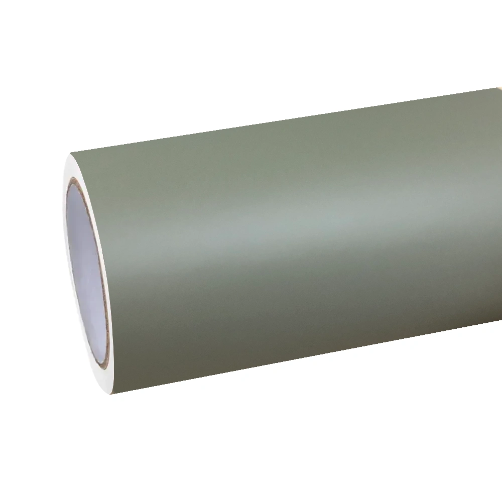 Matte Satin Khaki Dark Green Car Vinyl Wrap | Ultimate Flat Khaki Green Car Wrap PET