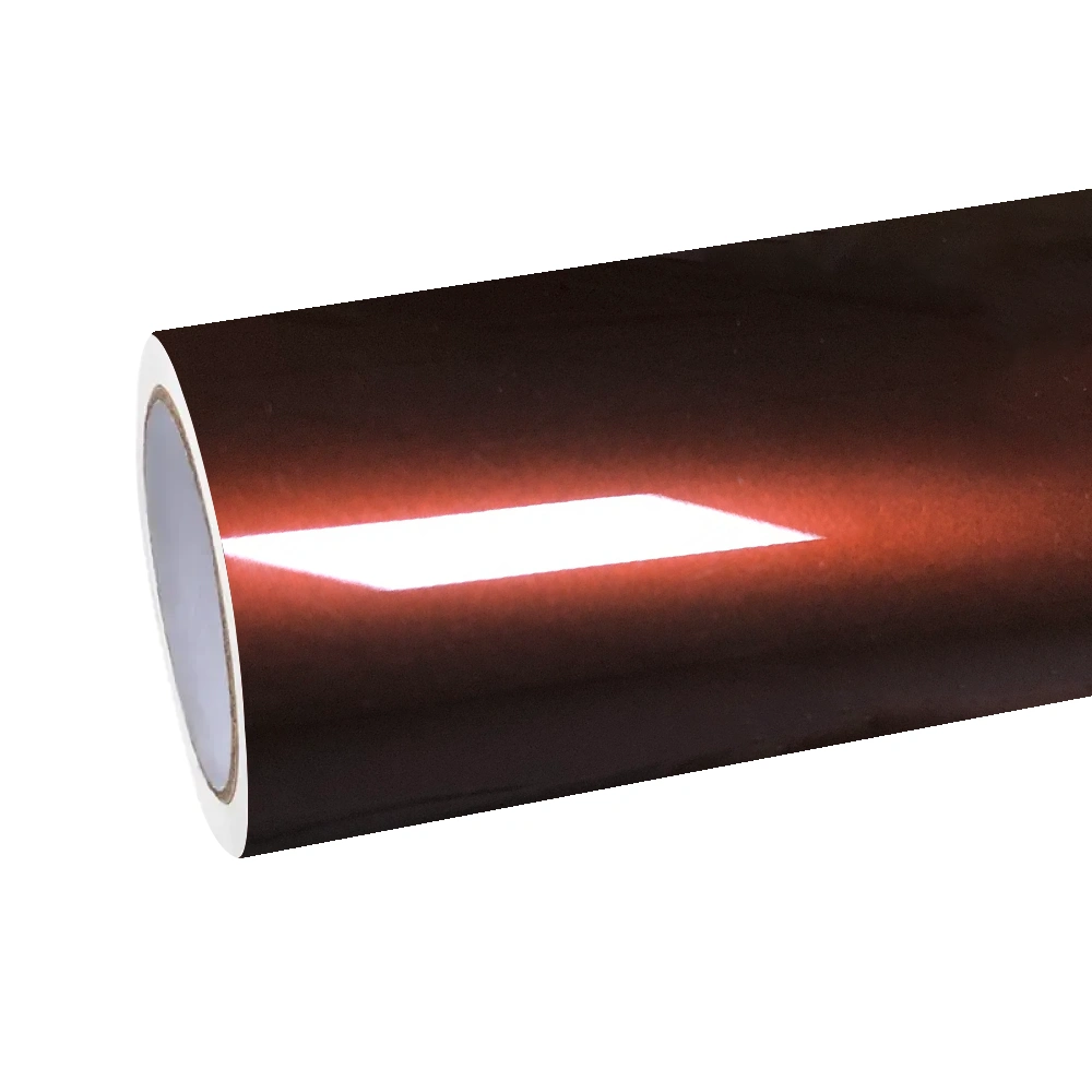 Gloss Liquid Coffee Brown Car Vinyl Wrap PET