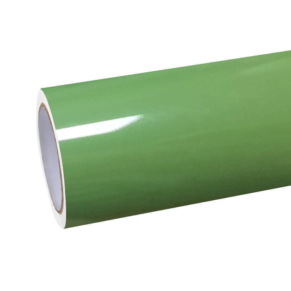 Gloss Racing Green Car Vinyl Wrap PET