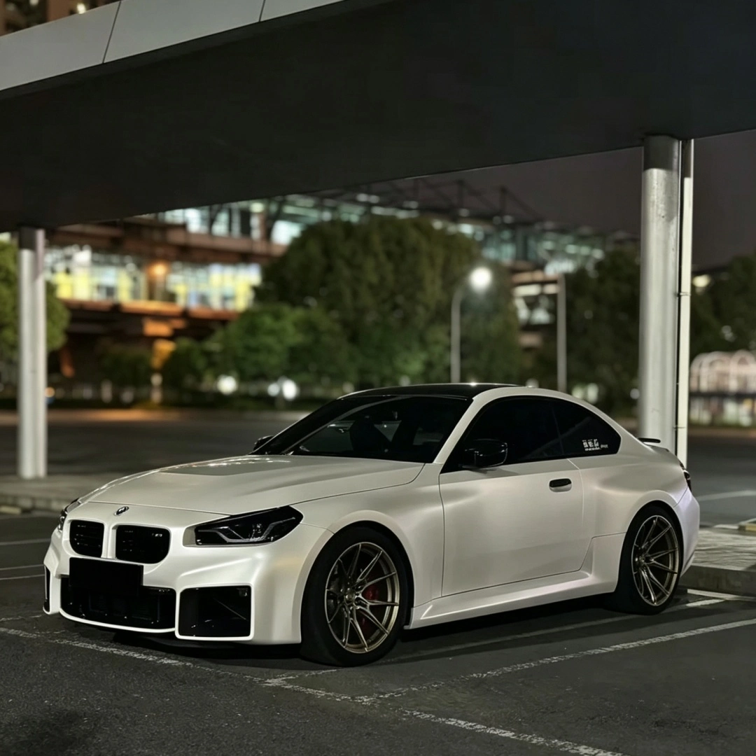 TPU Satin Ceramic White Colored PPF Paint Protection Film