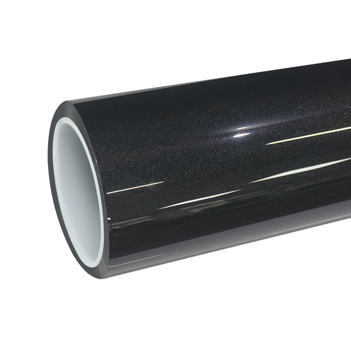 TPU Gloss Metallic Rainbow Laser Black Color PPF Paint Protection Film
