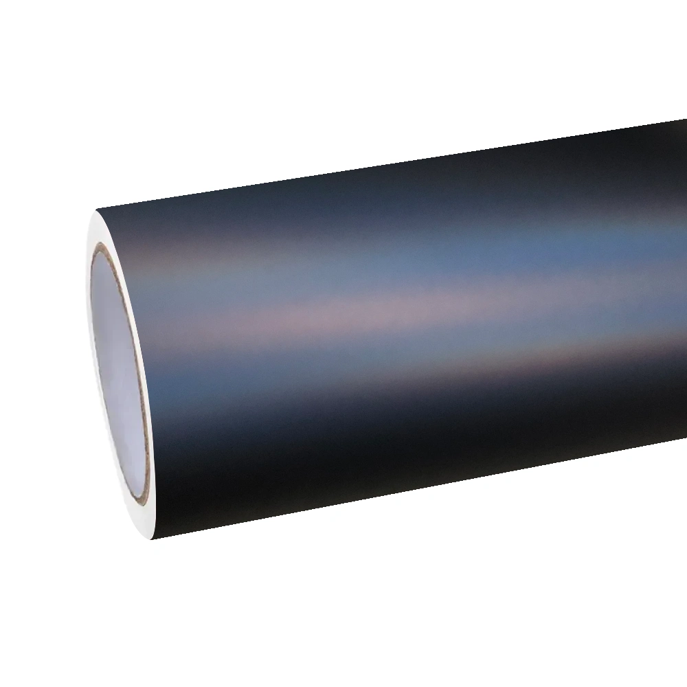 Matte Rainbow Holographic Chrome Tungsten Car Vinyl Wrap PET