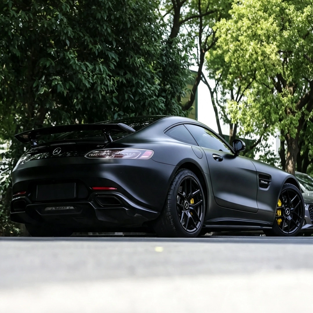 TPU Satin Black Colored PPF Car Paint Protection Film Satin
