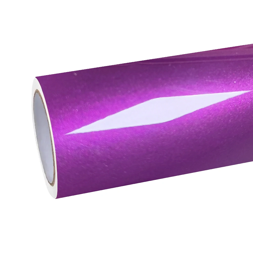 Gloss Metallic Candy Berry Purple Car Vinyl Wrap PET