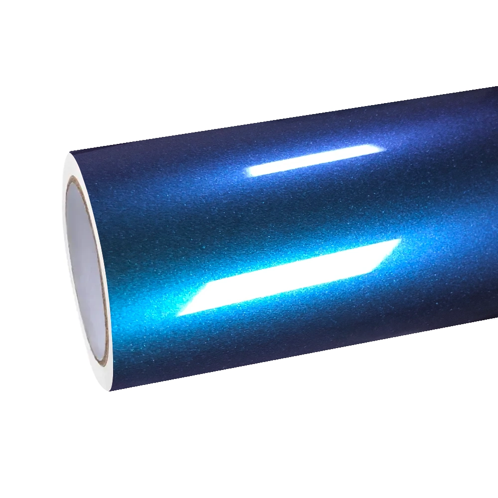 Gloss Metallic Chameleon Purple Blue Car Vinyl Wrap PET