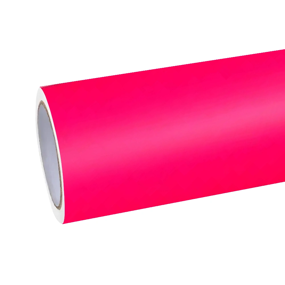 Ultimate Flat Fluorescent Pink Car Vinyl Wrap PET