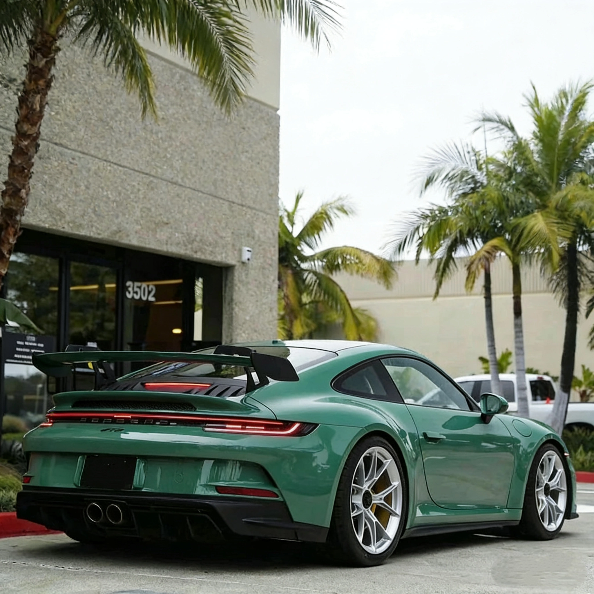 TPU Glossy Vintage Green Colored PPF Paint Protection Film | Retro Green