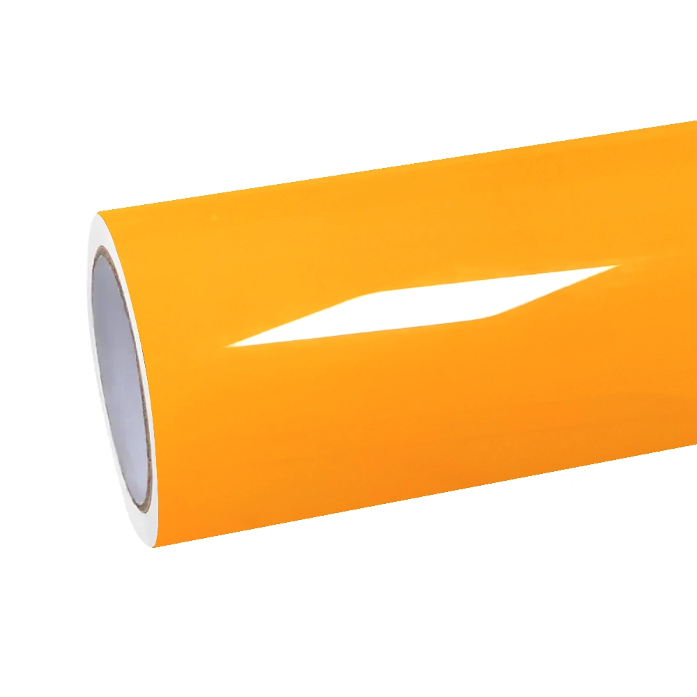 Gloss Orange Car Vinyl Wrap PET