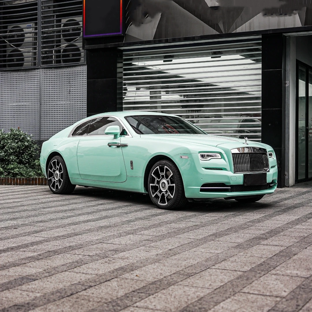 TPU Glossy Cragginess Green Colored PPF Paint Protection Film | Sagano Green