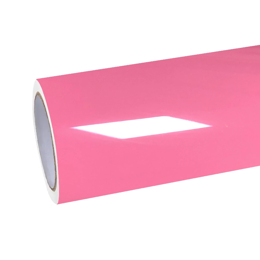 Gloss Crystal Light Pink Car Vinyl Wrap PET