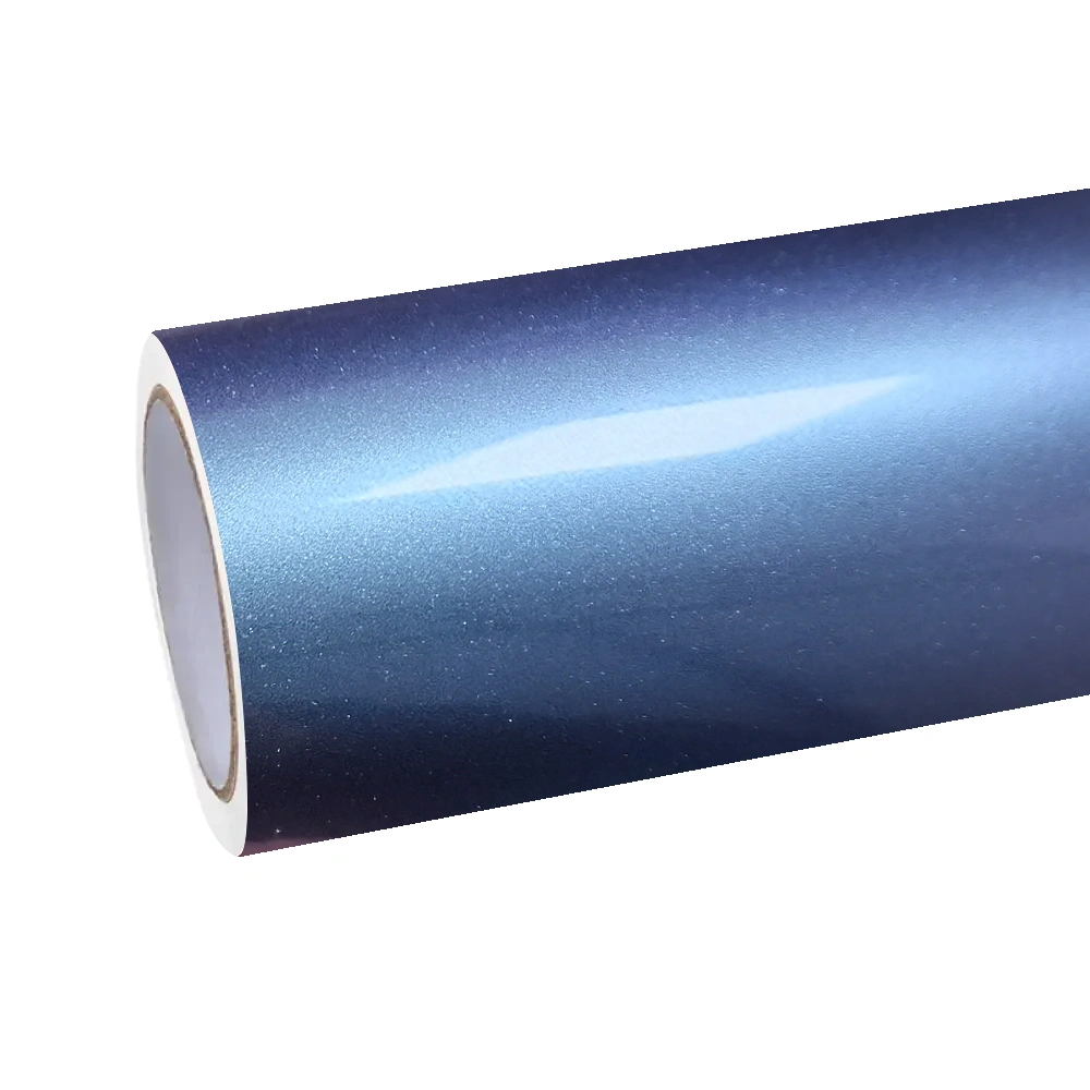 Gloss Metallic Chameleon Grey Purple Car Vinyl Wrap PET