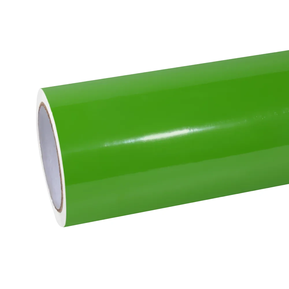 Gloss Viper Green Car Vinyl Wrap PET