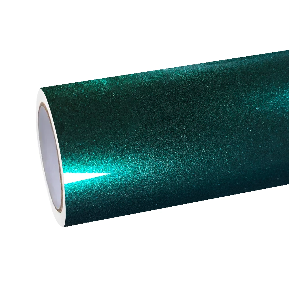 Gloss Metallic British Royal Green Car Vinyl Wrap PET