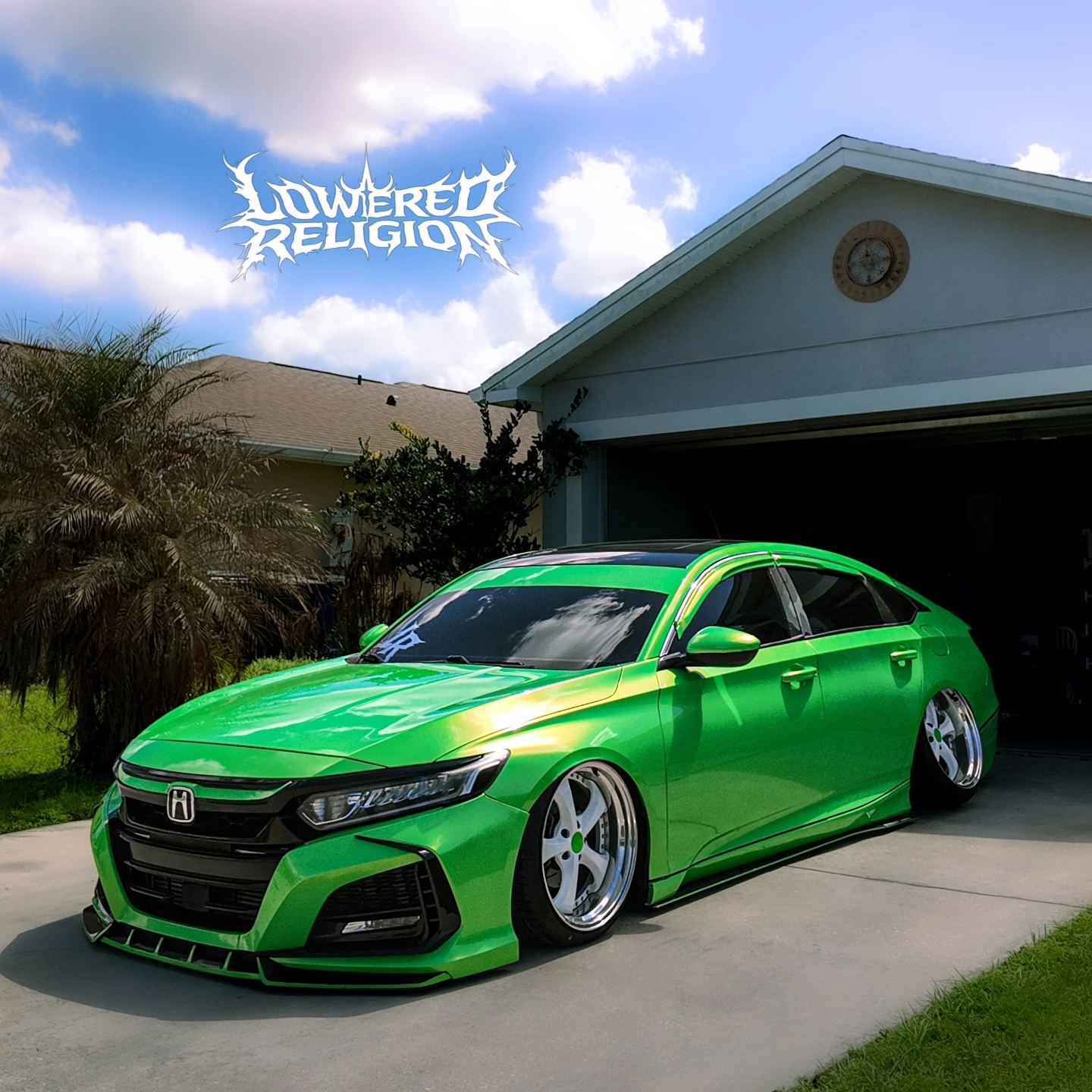 Glossy Apple Green Car Vinyl Wrap PET
