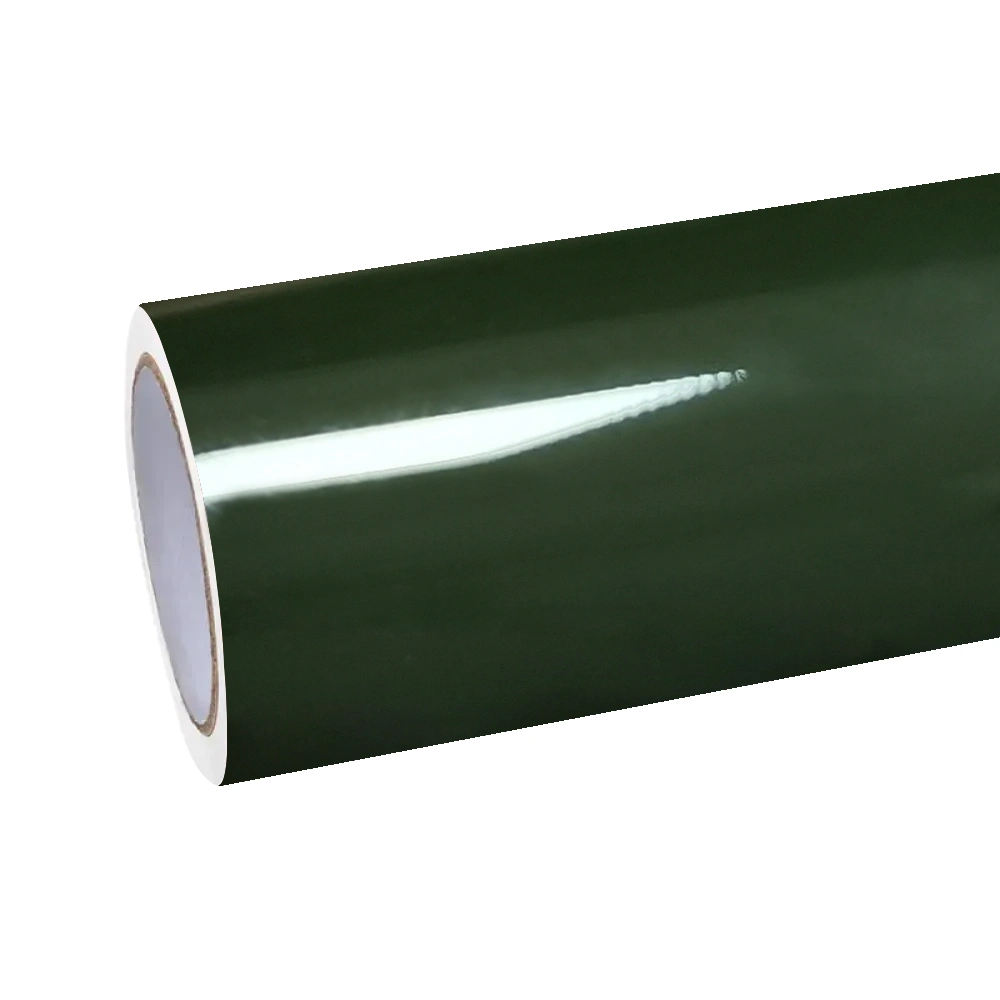 Gloss Anderberg Green Car Vinyl Wrap PET