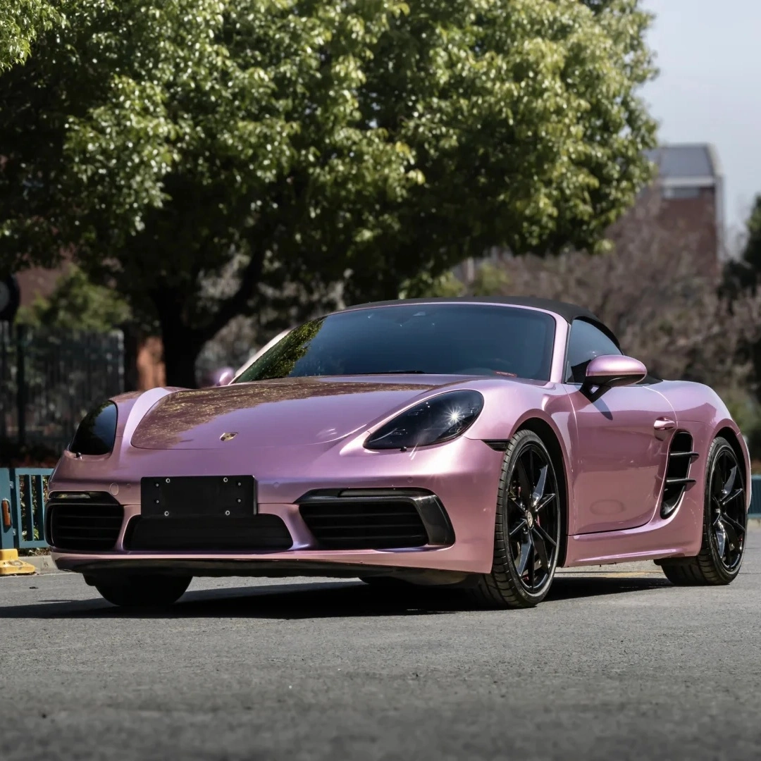 TPU Gloss Metallic Passion Pink Colored PPF Paint Protection Film