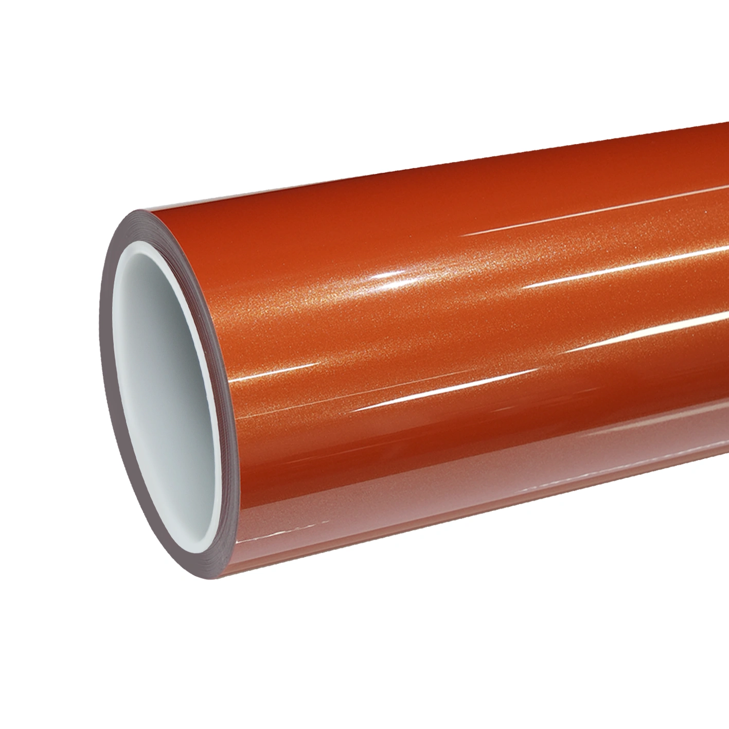 TPU Gloss Metallic Lava Orange Colored PPF Paint Protection Film