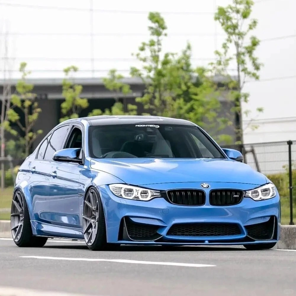 Gloss Marina Blue Car Viny Wrap Sale M4 PET