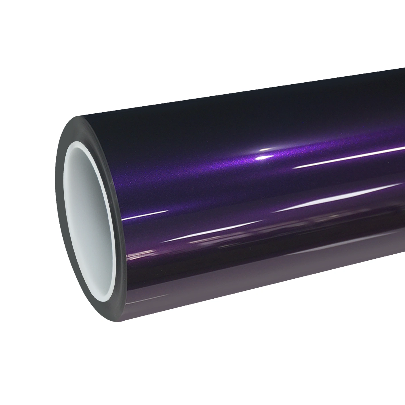 TPU Gloss Bright Black Purple Colored PPF Paint Protection Film