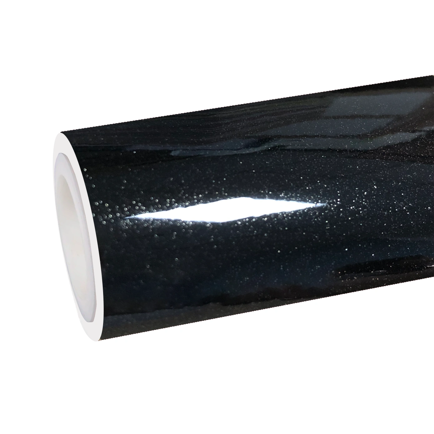 TPU Gloss Metallic Glitter Black Colored PPF Paint Protection Film