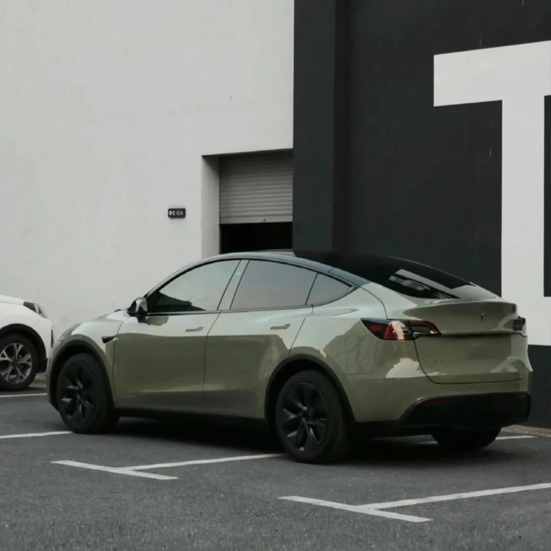 TPU Gloss Khaki Green PPF Paint Protection Film